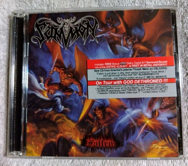 SUMMON / Fallen CD+DVD 輸入盤 廃盤 デスメタル ブラックメタル スラッシュメタル
