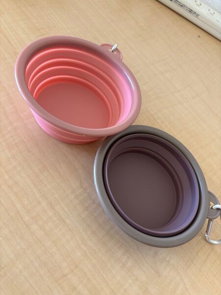 シリコンボウル お皿 シリコン製 小物入れ ペット用品 携帯