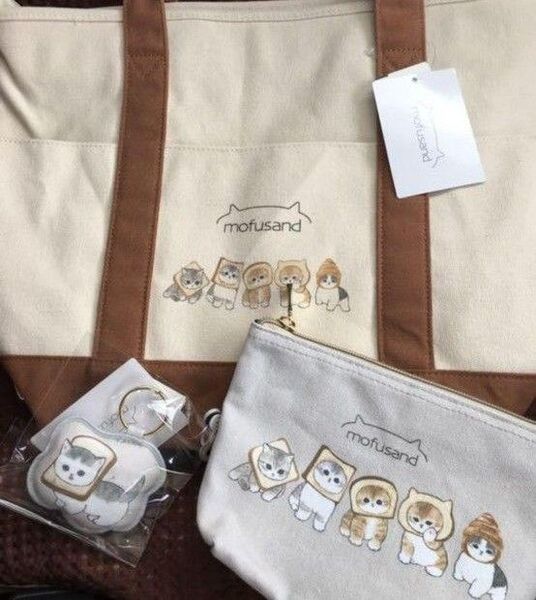 しまむら モフサンド コラボトートバッグ&ポーチ