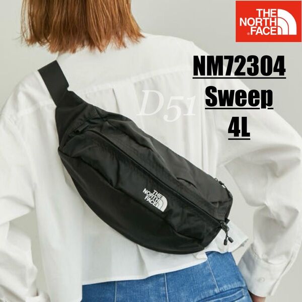 ★新品★The North Face★Sweep★ノースフェイス★スウィープ★ブラック★NM72304 ボディバッグ