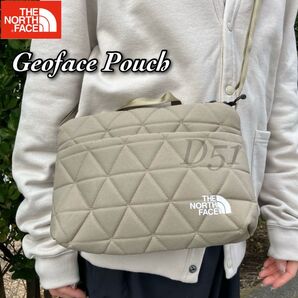 ★新品★ノースフェイス★ジオフェイスポーチ★クラシックカーキ★ショルダーバッグ サコッシュ NM32356