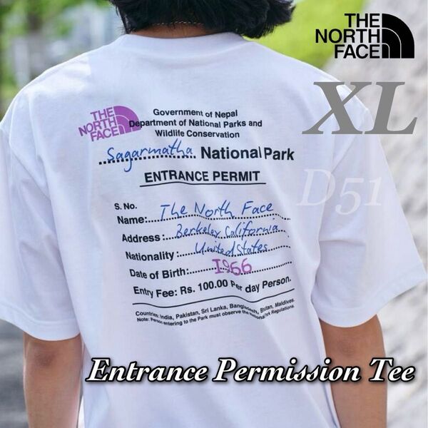 【XL】新品★The North Face★ノースフェイス★エントランスパーミッション★半袖 Tシャツ NT32340 32439