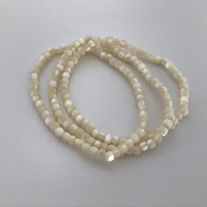 シェル*丸玉*ブレスレット