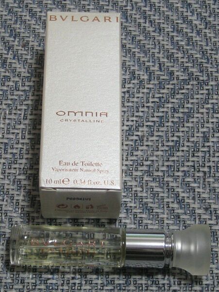 【使いかけ】 BVLGARI OMNIA CRYSTALLINE Eau de Toilette 10ml