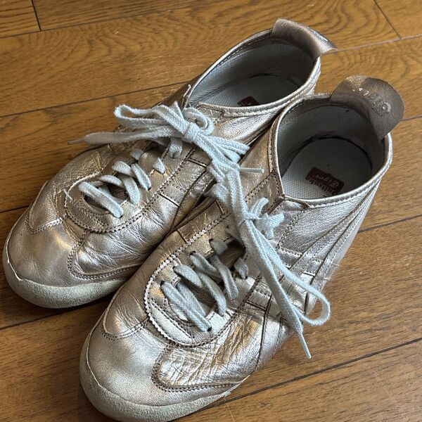 【お値下げ中!】オニツカタイガー Onitsuka Tiger MEXICO 66 ゴールド 27.0cm