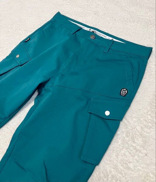 【美品】RUSSELUNO ラッセルノ スリムカーゴパンツ グリーン サイズ7