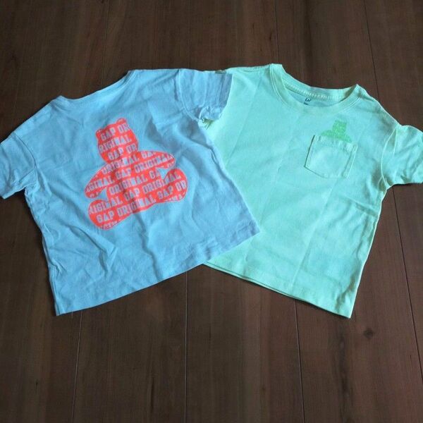 GAP 半袖Tシャツ 95 2枚セット 男の子 女の子 ロゴ プランナベア