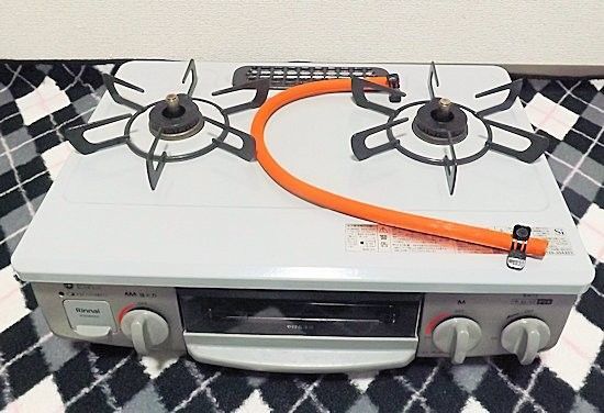 【美品】Rinnai ガスコンロ 2023年製 RTE565GR LPガス用