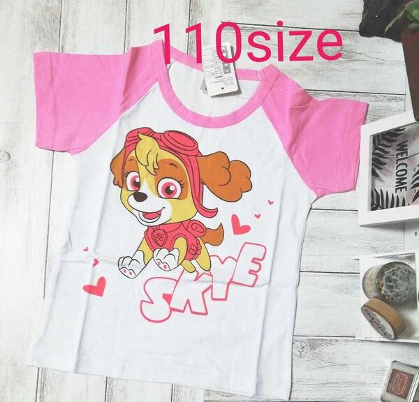 パウパトロール 半袖 Tシャツ 110 スカイbig