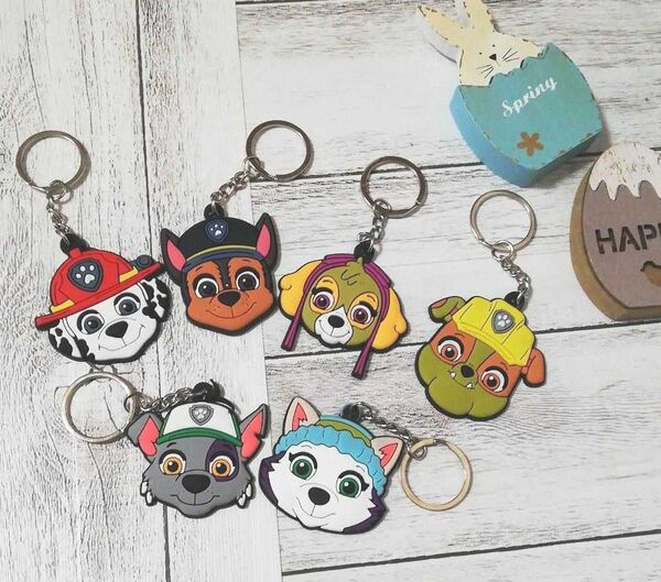 パウパトロール キーホルダー 6個