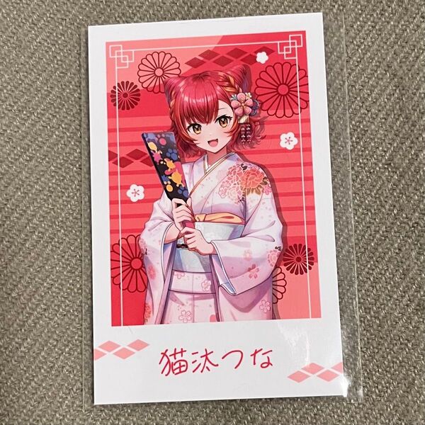 ぶいすぽっ! 猫汰つな 年末カウントダウン チェキ風カード