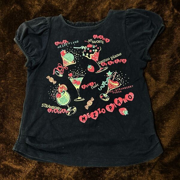 mezzo piano メゾピアノ Tシャツ カットソー 半袖 女の子 120cm