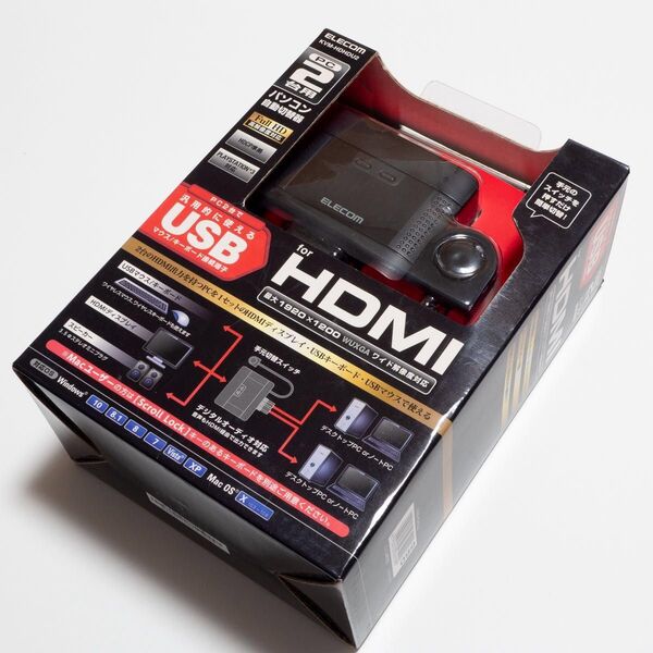 ELECOM KVM-HDHDU2 HDMI パソコン切替器 エレコム スピーカー デスクトップPC ノートパソコン