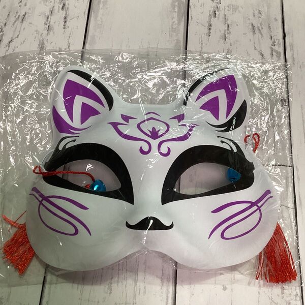 狐 お面 仮面 キツネお面 きつね 鈴 ハロウィン コスプレ マスク