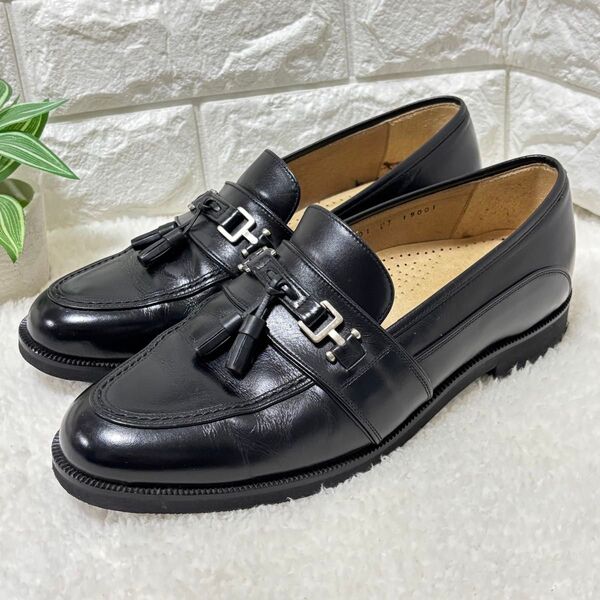 【極美品】MODELLO VITA マドラス タッセルローファー 革靴 3E ローファー レザー ビジネスシューズ