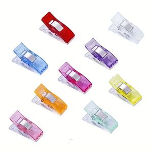 【新品】カラフル手芸用クリップ 50個入り
