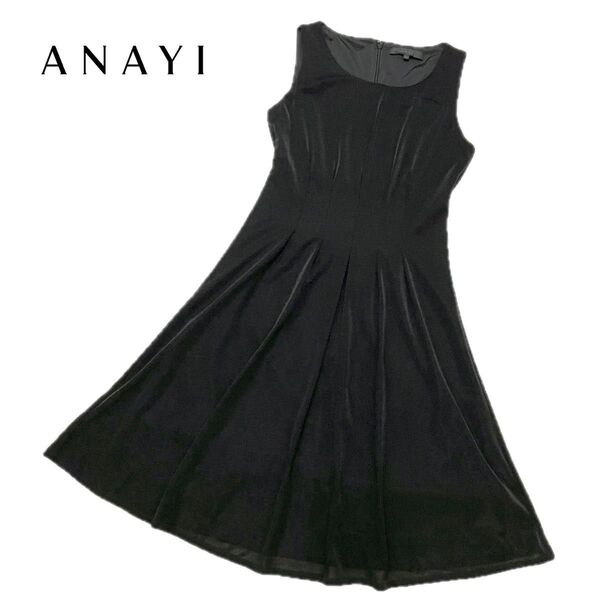 ★ANAYI アナイ ノースリーブAラインワンピース