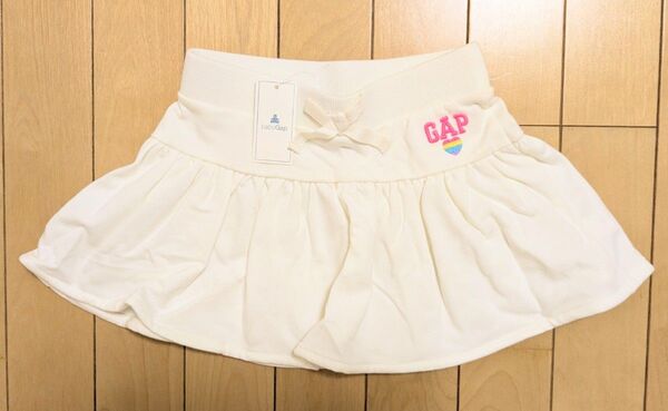 【新品・タグ付】GAP 白 スカート / サイズ 95 3T baby Gap 女の子 ガールズ ギャップ スコート