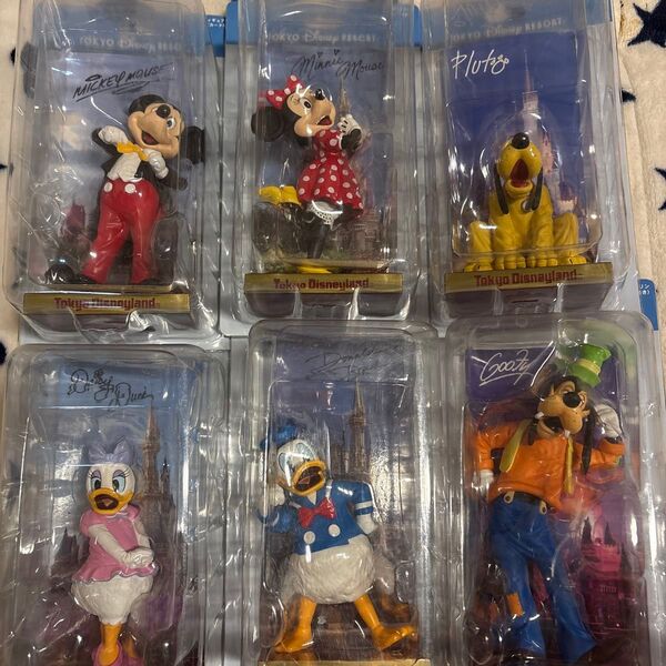【6体セット】ディズニー フィギュア ミッキー ミニー 他 まとめ売り