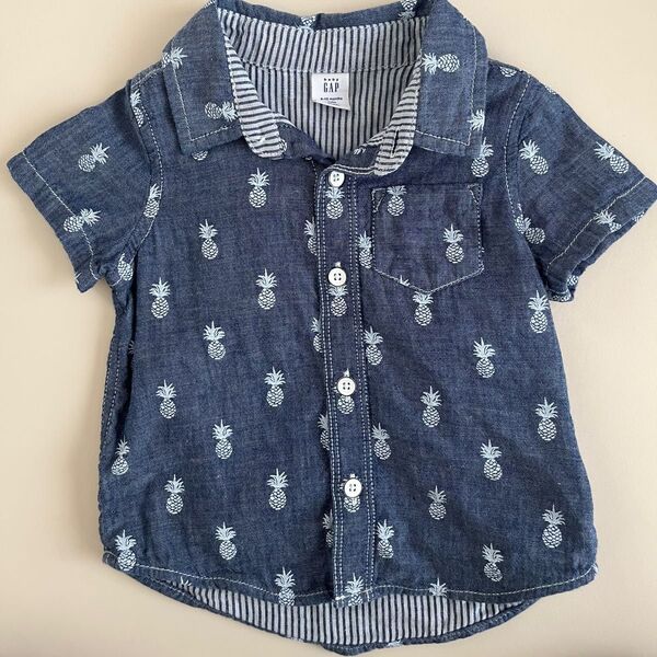 baby GAP パイナップル柄シャツ 6-12month