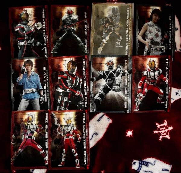 仮面ライダーファイズ 15枚セット 555 チェンジングカード オルフェノク スマートレディ カイザ デルタ 希少