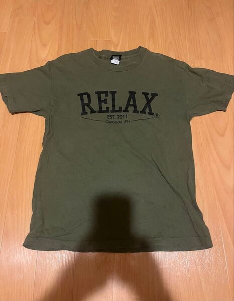 RELAX ORIGINAL Tシャツ カーキ Mサイズ
