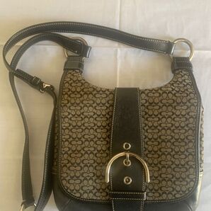 COACH ショルダーバッグ グレー