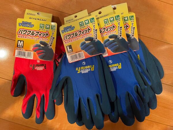 DigiHand デジハンド パワフルフィット 軍手 グローブ 手袋 ゴム ダンロップ ホームプロダクツ