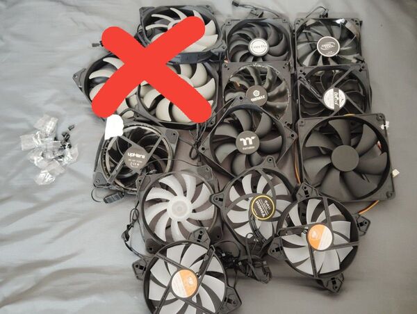 11個セットPCファンケース 120mm