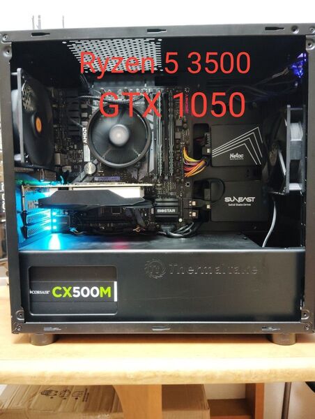 自作PC ゲーミングPC Ryzen 3500 送料無料