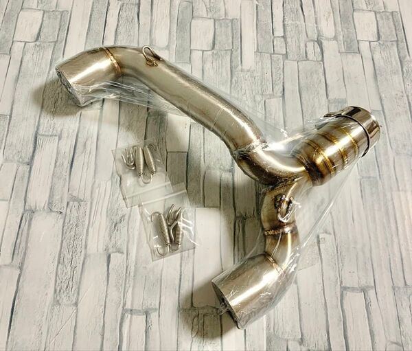 【新品】GSR400 / GSR600 中間パイプ 50.8mm 集合管 ステンレス マフラー 社外品 スリップオン