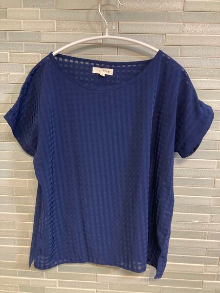 【最終値下げ】anyFAM 半袖 シアー素材 Mサイズ 夏服 シアー感 カットソー Tシャツ