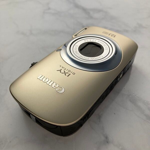 ★光学4倍ズーム★HD動画★Canon IXY DIGITAL 510IS ゴールド PC1356★平成21年製CCDコンデジ