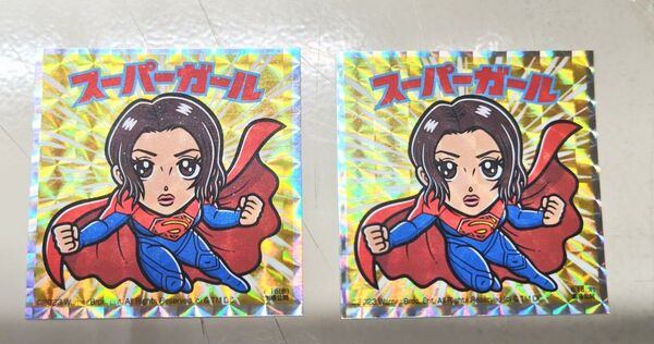【ザ・フラッシュ】Blu-Ray購入特典 ビックリマンシール風 DC スーパーガール シール BD購入特典 非売品 未使用品 美品