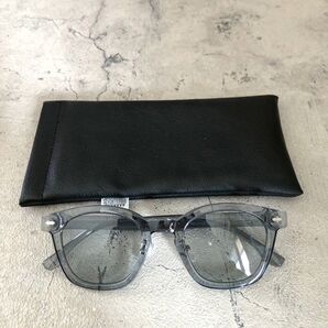 SEVENTY FOUR セブンティーフォー サングラス クリアグレー×ライトグレー 新品