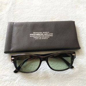 新品 HWZNBROSS original BIKER SHADE ハウゼンブロス サングラス バイカーシェード【グリーン】