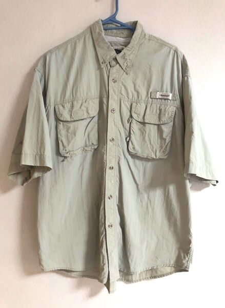 【格安古着】【USA仕入れ】90年代〜 古着 MAGELLAN 半袖 フィッシングシャツ XL アウトドアシャツ 半袖シャツ