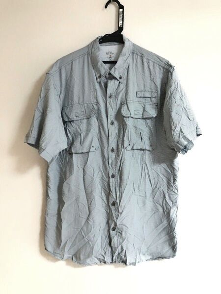 【USA仕入れ】古着 RED HEAD 半袖 チェック柄 フィッシングシャツ L アウトドアシャツ 半袖シャツ ビンテージ
