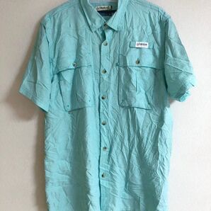 【USA仕入れ】古着 MAGELLAN 半袖 チェック柄 フィッシングシャツ L アウトドアシャツ 半袖シャツ ビンテージ