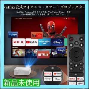 Netflix公式ライセンス・Dolbyサウンド搭載 iSinbox 4Kデコードプロジェクター 1000Ansi AIオート