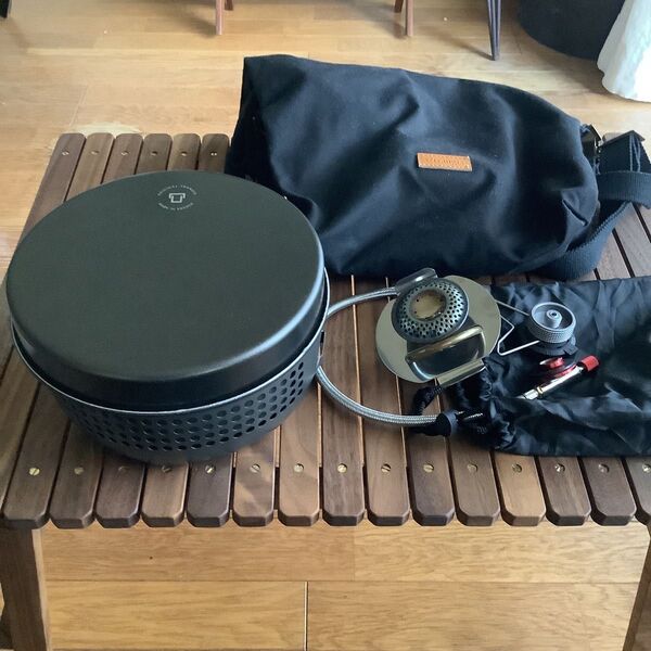 trangia トランギアのストームクッカーS ブラックバージョン 五徳、ケース、変換アダプター付き