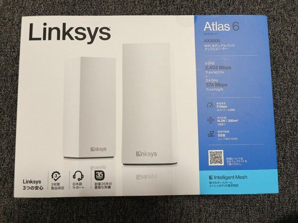【新品】Linksys メッシュルーター AX3000 MX2002-JP-N