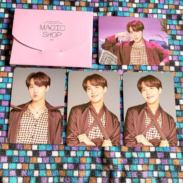 BTS ホソク ホビ マジックショップ ミニフォト トレカ