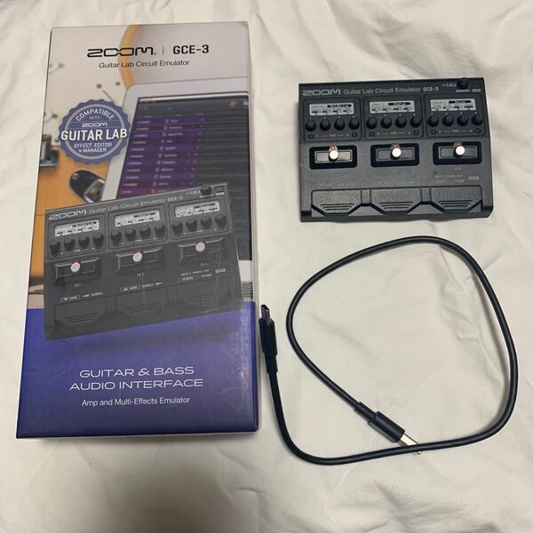 ZOOM GCE-3 ギター/ベース用オーディオインターフェイス マルチエフェクター
