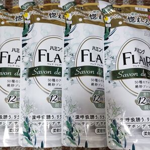 ハミング フレア フレグランス サボンデサボン 柔軟剤 詰替用 380ml×4本
