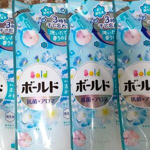 《P&G》 ボールド 爽やかフレッシュフラワーサボンの香り つめかえ用 400g×4本