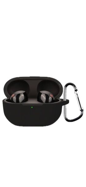 Sony WF-1000XM5 ケース ケースワイヤレスイヤホンケース ブラック