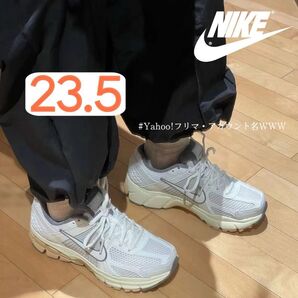 【新品23.5cm】NIKE|W ZOOM VOMERO 5|ズーム ボメロ 5|ホワイト/グレー