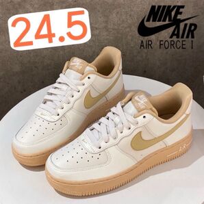 【新品24.5cm】NIKE|W AIR FORCE 1 '07|エアフォース1|セイル/ビンテージグリーン/セサミ