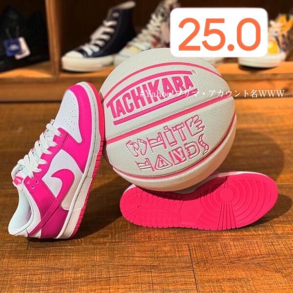 【新品25cm】NIKE DUNK LOW (GS) ダンク ロー ホワイト/ピンク